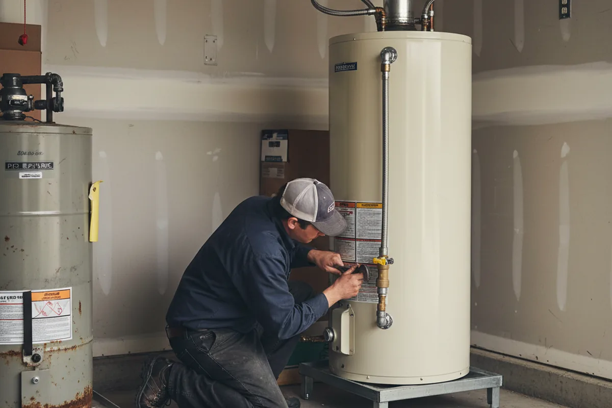 Water heater and shutoff valve replacement in Elkhorn City